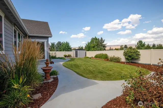 Beautifully landscaped