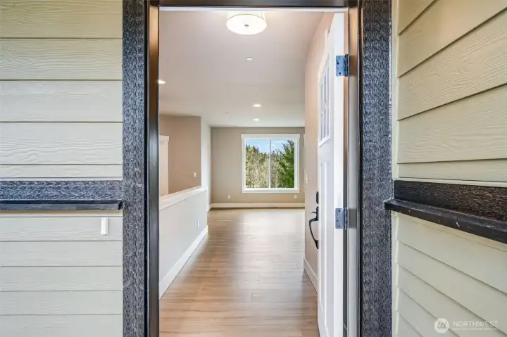Enter into your 3,333 sq ft home.
