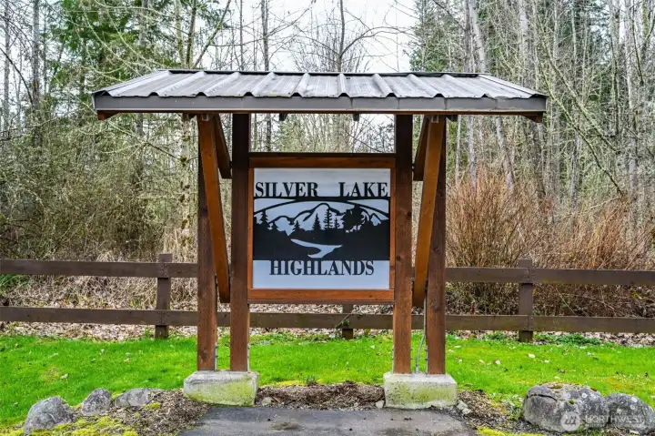 Your new community!  Gated entry for added security.