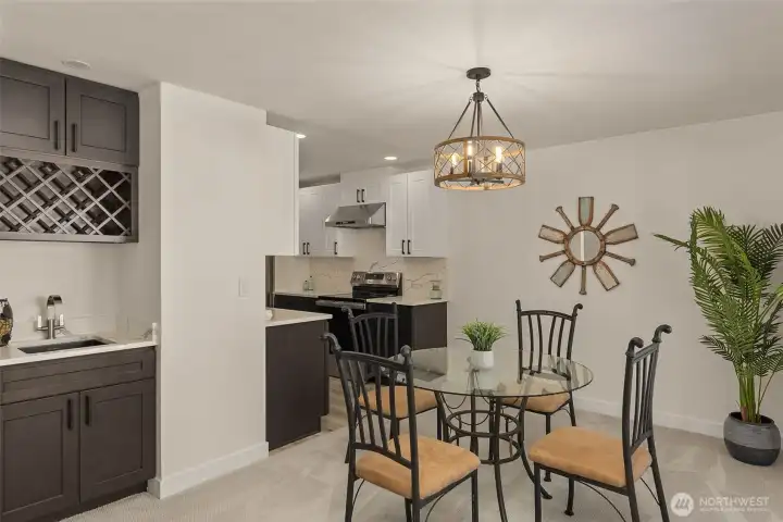 Updated wet bar