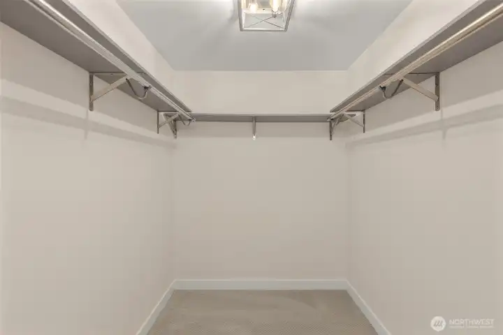 Primary closet