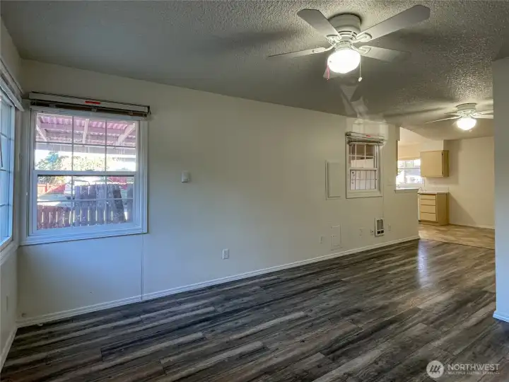 Unit A living room