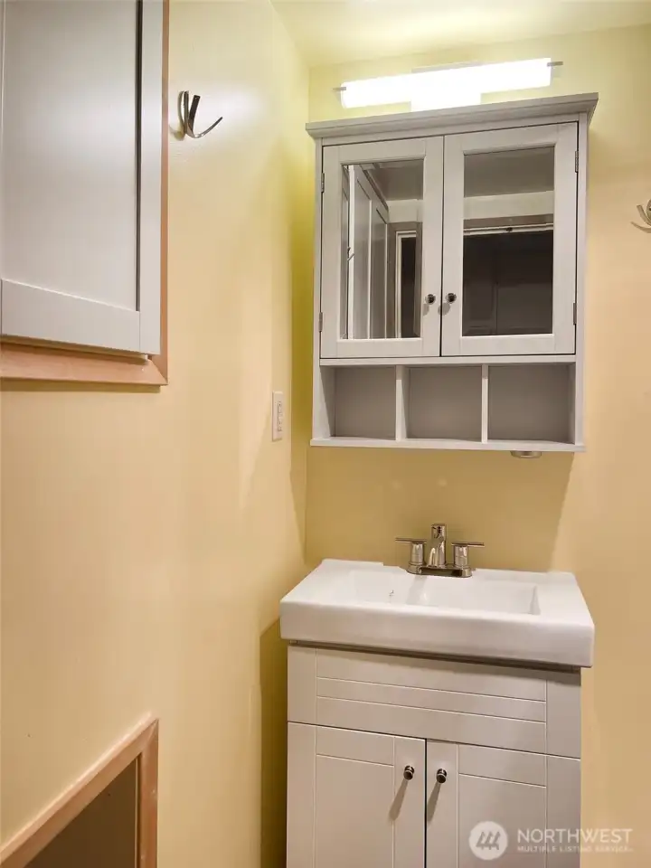 Lower level 3/4 bathroom is so useful.