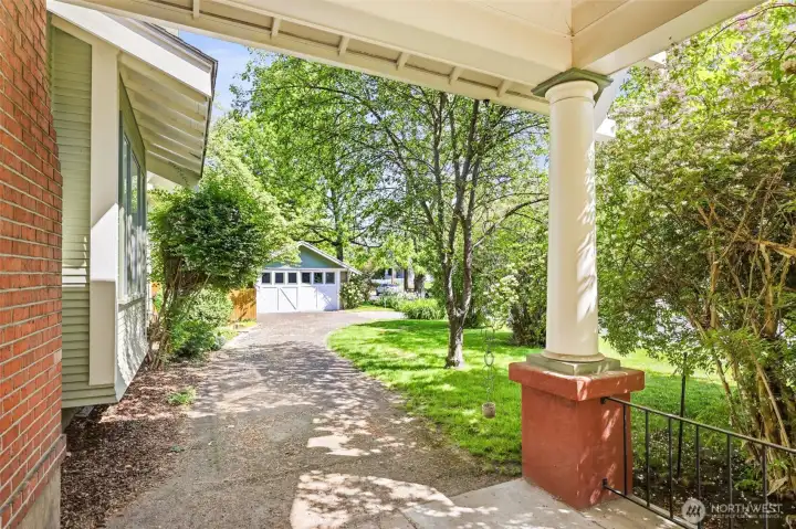 Carport and driveway