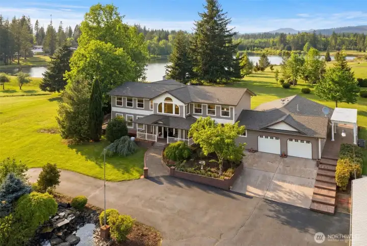 Lake front views on acreage
