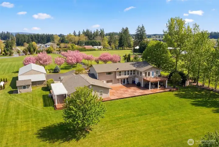 Outbuildings on acreage