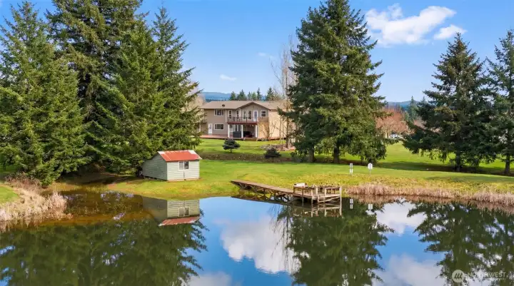 Dock on private lake