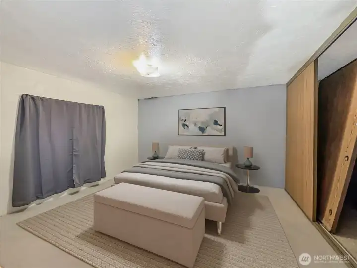 Bedroom 1 -  - virtually staged