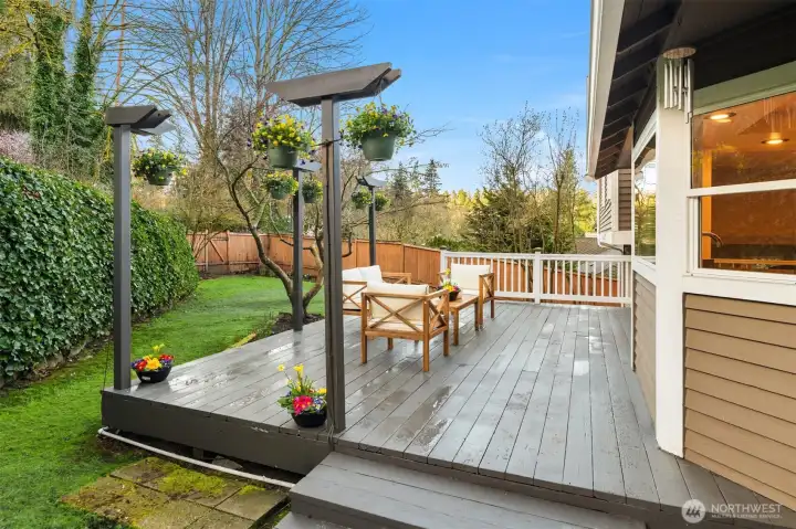 Sip your morning coffee and yoga, and embrace the nature right in your own backyard!