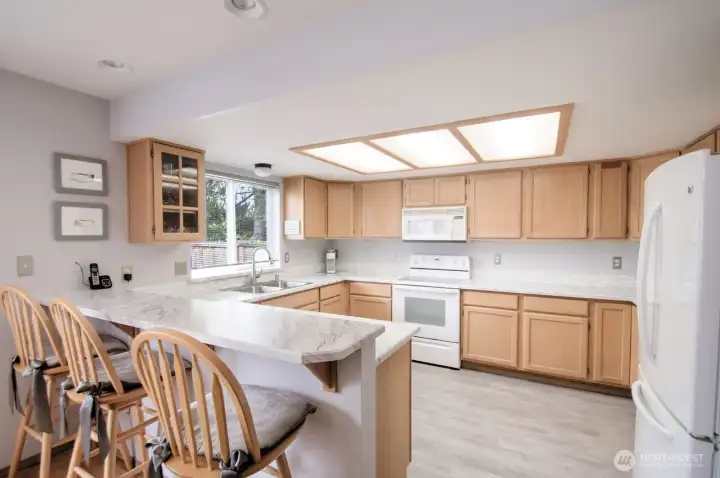 Spacious kitchen