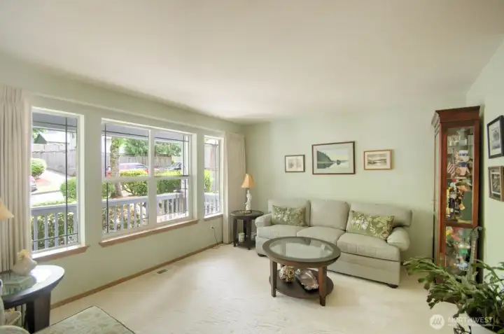 This is the front room. Living space, an office or play room? Lots of possibilities.