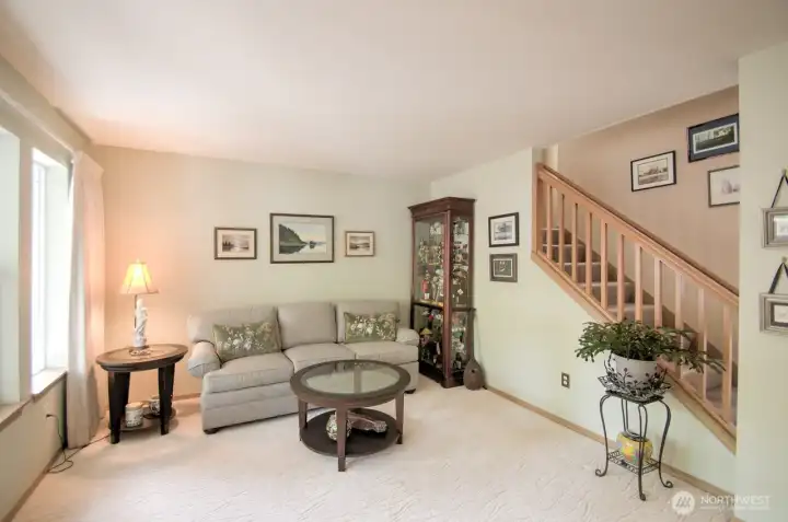 The front living room.
