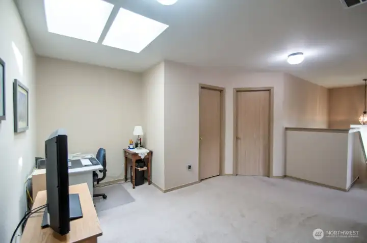 The upstairs loft.