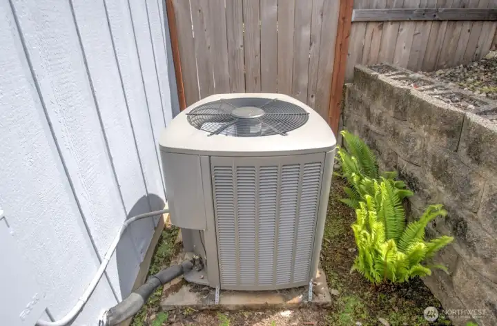 Heat pump for efficient heating AND cooling.