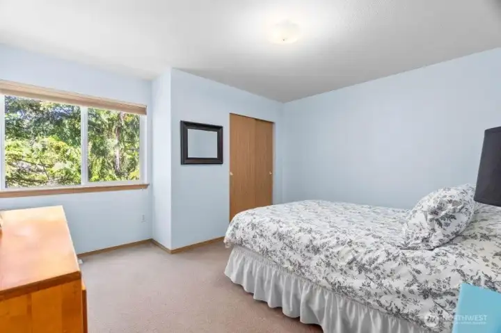 Bedroom number 3. All 4 of the bedrooms are quite large. Notice the walk in closet.