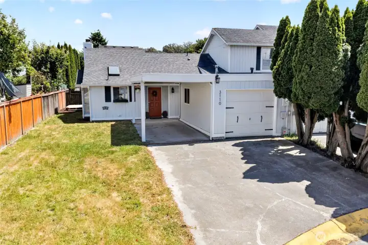 The best of both worlds, full home ownership, with less yard upkeep, but just enough to enjoy!