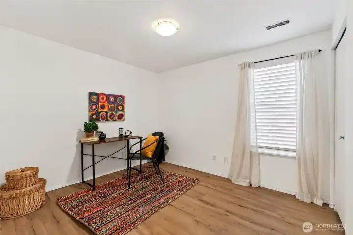Second bedroom for a multitude of living options-