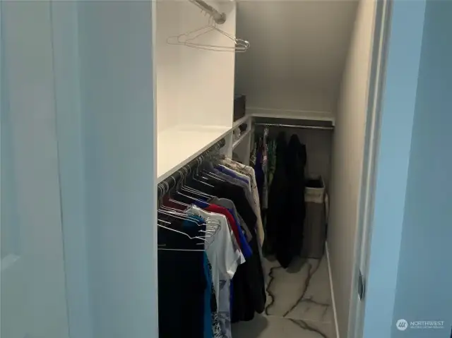 Downstairs Primary Walk-In Closet