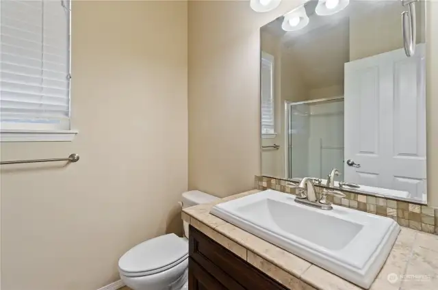 3/4 Bath on main floor