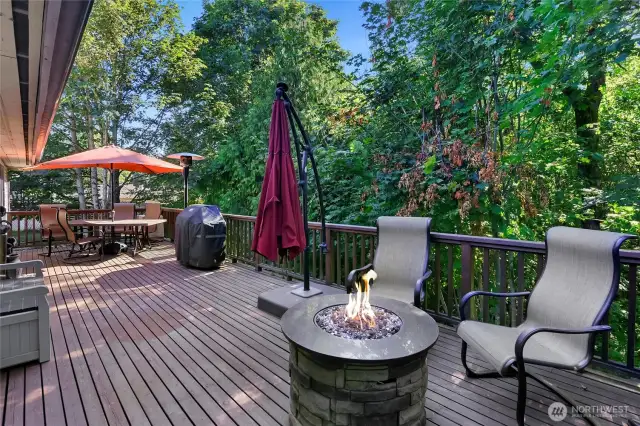 Lots of room to enterain guests in the spring, summer and early fall.