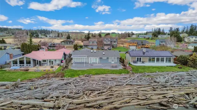 A Beachcomber’s paradise; private beach access only for residents of Livingston Bay Shore.