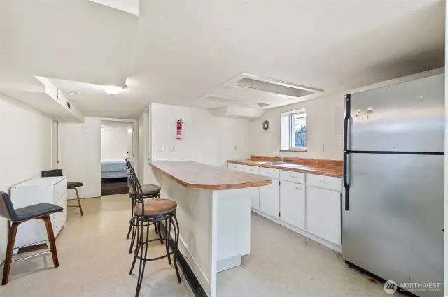 lower level kitchenette