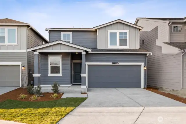 Berkshire elevation B - colors and material vary
