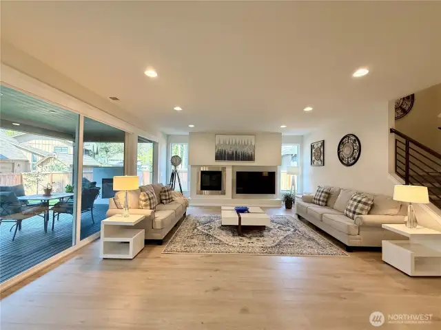 Another view of the great room.