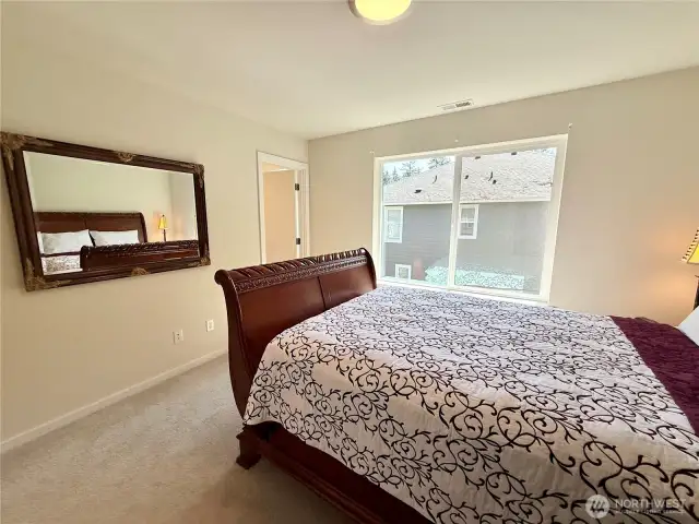 Bedroom (1) w/ensuite and walk-in closet.
