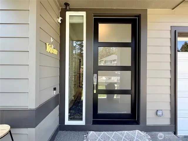 Covered front porch.