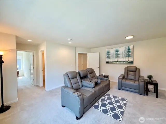 Full bathroom which shares the rec room and bedroom (2)