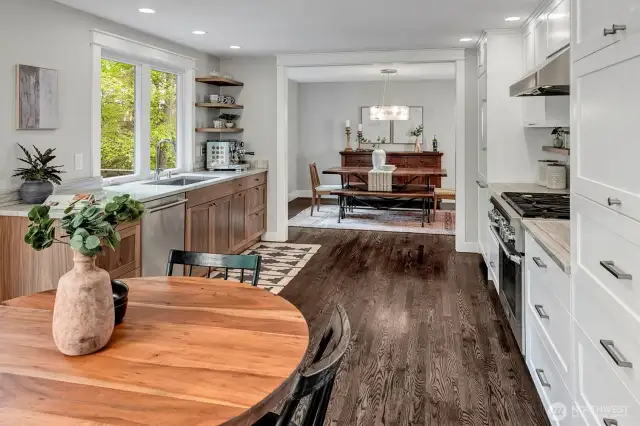 Kitchen table view