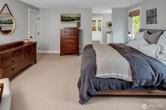 Primary bedroom with 5 pc spa-like bath!