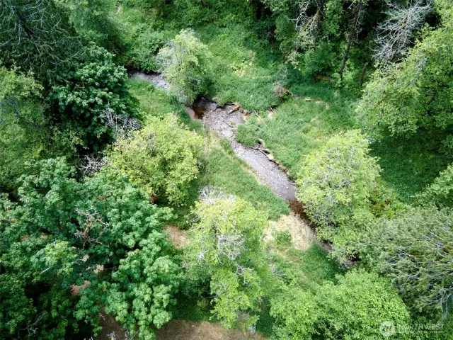 Aerial View of Creek