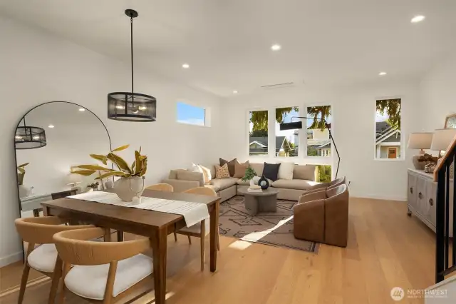 Photos of staged model home.
