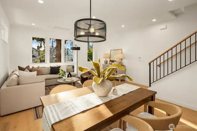 Photos of staged model home.