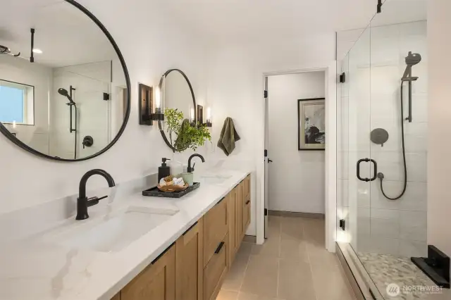 Photos of staged model home.