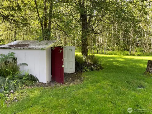 Shed will stay with property