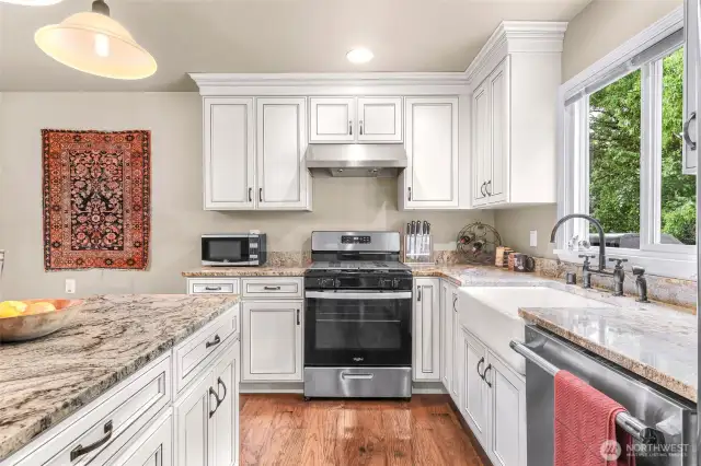 Bright and sunny kitchen