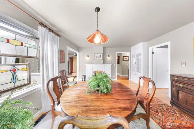 Formal dining area