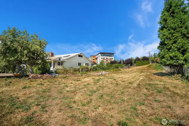 Picture taken from SE corner of the property.