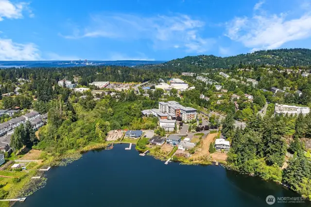 City of Bellevue in the background.