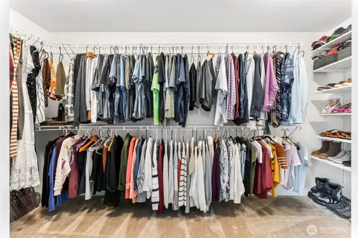 Primary Bedroom walk-in Closet