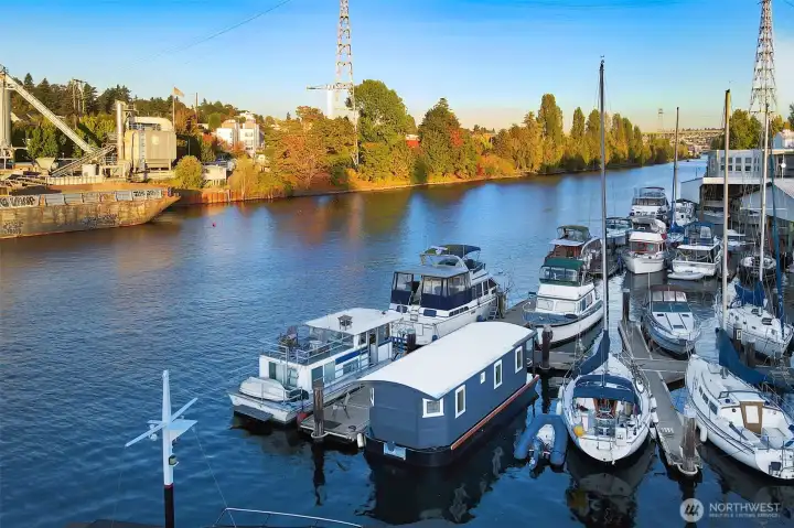 Canal Marina, located next to Seattle Pacific University, has 84 slips of which 40 are liveaboards.