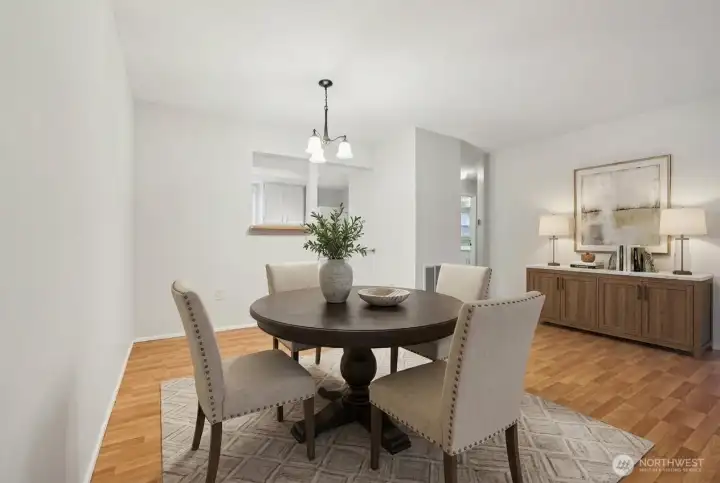 Dining Area - Virtually Staged