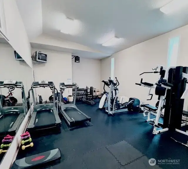 The Park at North Creek also features a gym and event room.