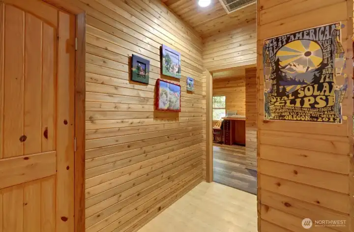 The northeast guest suite can be a study or another office. Let's go look.