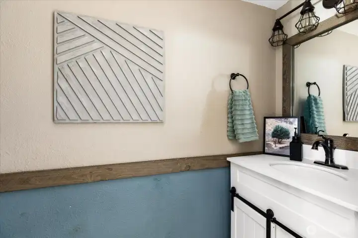 Powder Room on First Floor