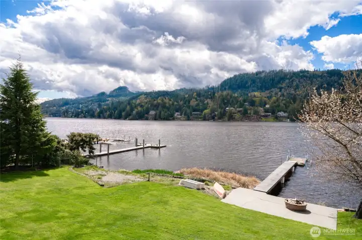 Incredible west facing view of Big Lake