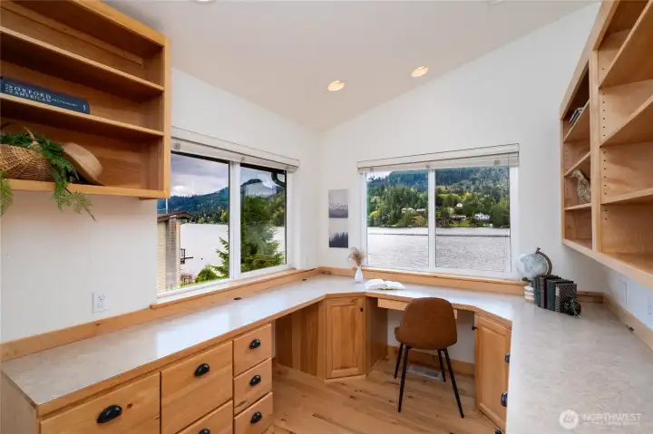 Office space off Primary  with lake views